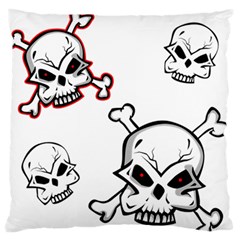 Illustration Vector Skull Standard Flano Cushion Case (two Sides) by Mariart