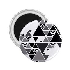 Gray Triangle Puzzle 2 25  Magnets by Mariart