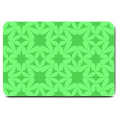 Green Magenta Wallpaper Seamless Pattern Large Doormat  by Mariart