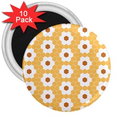 Hexagon Honeycomb 3  Magnets (10 Pack)  by Mariart