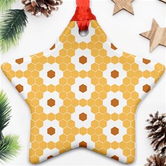 Hexagon Honeycomb Star Ornament (two Sides) by Mariart