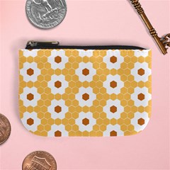 Hexagon Honeycomb Mini Coin Purse by Mariart