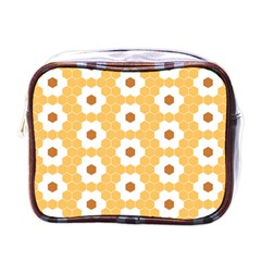 Hexagon Honeycomb Mini Toiletries Bag (one Side) by Mariart