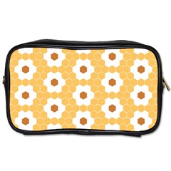 Hexagon Honeycomb Toiletries Bag (two Sides) by Mariart