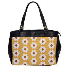 Hexagon Honeycomb Oversize Office Handbag by Mariart