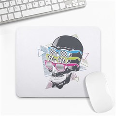 Illustration Skull Rainbow Large Mousepads by Mariart