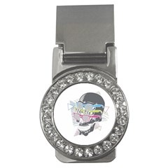 Illustration Skull Rainbow Money Clips (cz)  by Mariart