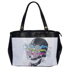 Illustration Skull Rainbow Oversize Office Handbag by Mariart