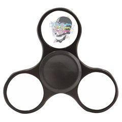 Illustration Skull Rainbow Finger Spinner