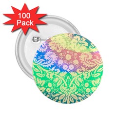 Hippie Fabric Background Tie Dye 2 25  Buttons (100 Pack)  by Mariart