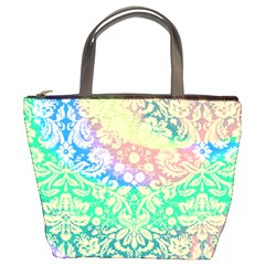 Hippie Fabric Background Tie Dye Bucket Bag by Mariart