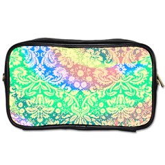 Hippie Fabric Background Tie Dye Toiletries Bag (two Sides) by Mariart