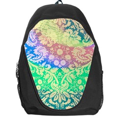 Hippie Fabric Background Tie Dye Backpack Bag by Mariart