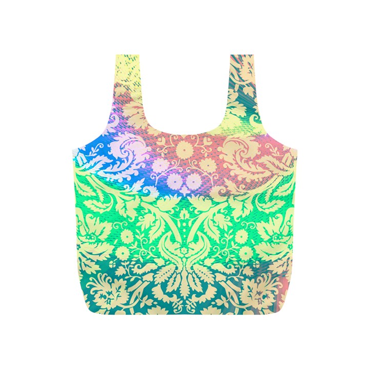 Hippie Fabric Background Tie Dye Full Print Recycle Bag (S)