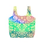 Hippie Fabric Background Tie Dye Full Print Recycle Bag (S) Back