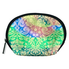 Hippie Fabric Background Tie Dye Accessory Pouch (medium) by Mariart