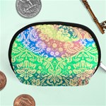 Hippie Fabric Background Tie Dye Accessory Pouch (Medium) Front