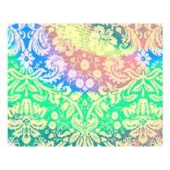 Hippie Fabric Background Tie Dye Double Sided Flano Blanket (large)  by Mariart