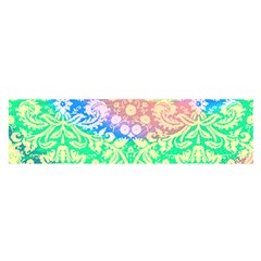 Hippie Fabric Background Tie Dye Satin Scarf (oblong) by Mariart