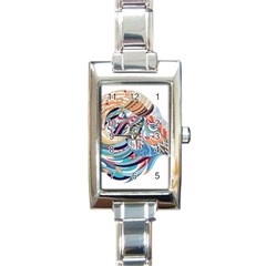 Goat Sheep Ethnic Rectangle Italian Charm Watch by Mariart