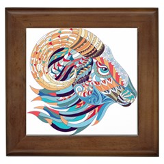 Goat Sheep Ethnic Framed Tiles