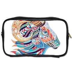 Goat Sheep Ethnic Toiletries Bag (two Sides) by Mariart