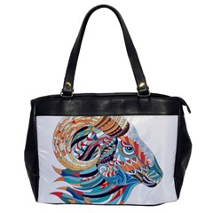 Goat Sheep Ethnic Oversize Office Handbag by Mariart