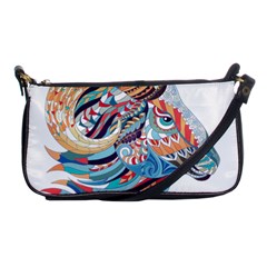 Goat Sheep Ethnic Shoulder Clutch Bag by Mariart