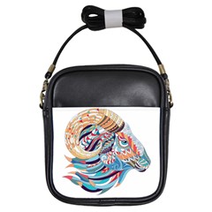 Goat Sheep Ethnic Girls Sling Bag by Mariart