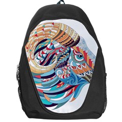 Goat Sheep Ethnic Backpack Bag by Mariart