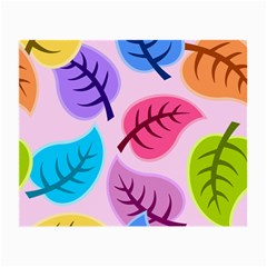 Leaves Background Beautiful Small Glasses Cloth by Mariart