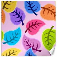 Leaves Background Beautiful Canvas 20  X 20  by Mariart