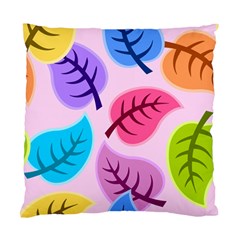 Leaves Background Beautiful Standard Cushion Case (two Sides) by Mariart