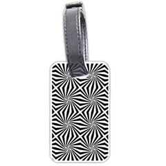 Line Stripe Pattern Luggage Tags (one Side)  by Mariart