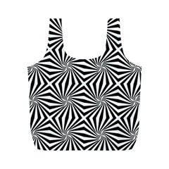 Line Stripe Pattern Full Print Recycle Bag (m) by Mariart