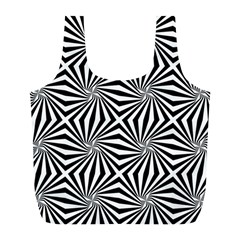 Line Stripe Pattern Full Print Recycle Bag (l) by Mariart