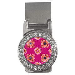 Morroco Tile Traditional Money Clips (cz) 