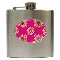 Morroco Tile Traditional Hip Flask (6 Oz) by Mariart