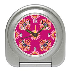 Morroco Tile Traditional Travel Alarm Clock by Mariart