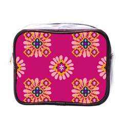 Morroco Tile Traditional Mini Toiletries Bag (one Side) by Mariart