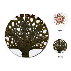 Leaf Tree Playing Cards (round) by Mariart