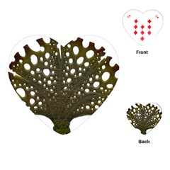 Leaf Tree Playing Cards (heart) by Mariart