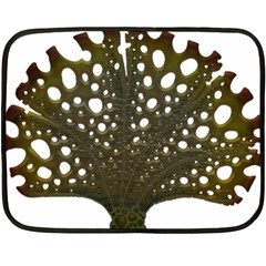 Leaf Tree Fleece Blanket (mini) by Mariart