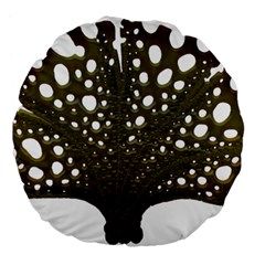 Leaf Tree Large 18  Premium Flano Round Cushions by Mariart