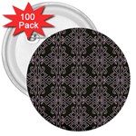 Line Geometry 3  Buttons (100 pack)  Front