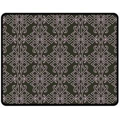 Line Geometry Double Sided Fleece Blanket (medium)  by Mariart