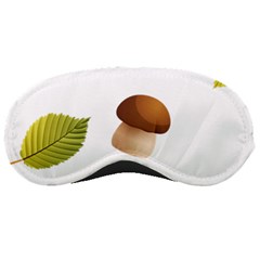 Leaves Mushrooms Sleeping Masks by Mariart