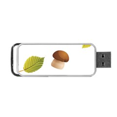 Leaves Mushrooms Portable Usb Flash (two Sides) by Mariart