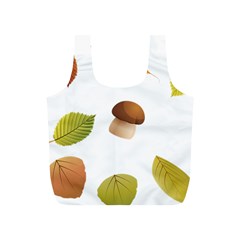 Leaves Mushrooms Full Print Recycle Bag (s) by Mariart