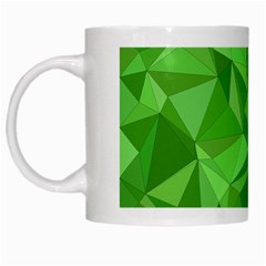 Mosaic Tile Geometrical Abstract White Mugs by Mariart